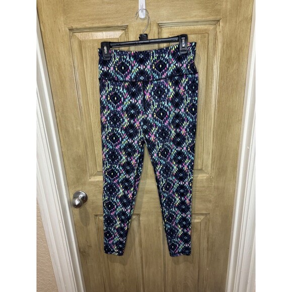 Victoria Secret Sport VSX Womens Multicolor Printed Knockout Leggings Medium - Picture 1 of 4